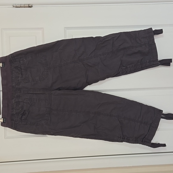 🤍 Calvin Klein Performance Poplin Capri Cargo Pants Women’s XS 100% Cotton - Picture 4 of 17